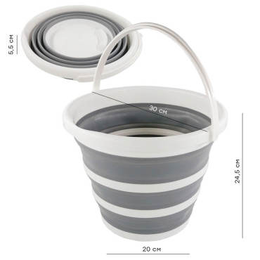 Ведро складное 32*20*24 см Unigood jn-11