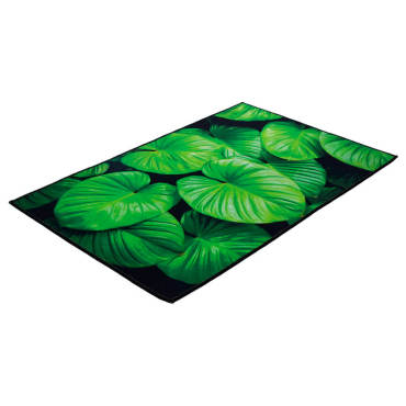 Коврик влаговпитывающий 50*80см Vortex Velur SPA листья 24289