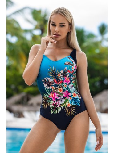 Купальники Купальник Augustina Colorful-Navyblue