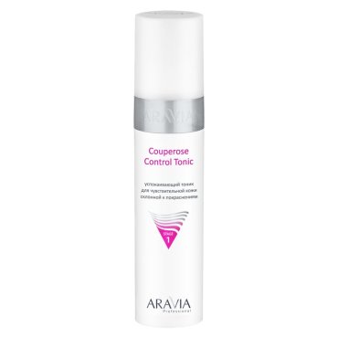 Aravia Professional Успокаивающий тоник для чувствительной кожи склонной к покраснениям Couperose Control Tonic, 250 мл (Aravia Professional)