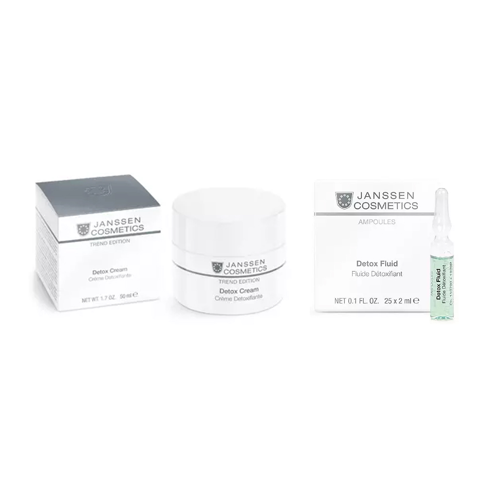 Janssen Cosmetics Набор Detox (сыворотка 2 мл х 7 шт + крем 50 мл) (Janssen Cosmetics, Trend Edition)