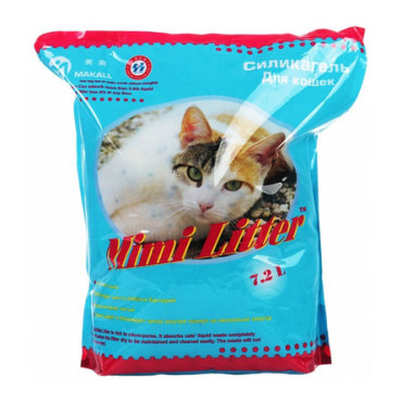 Mimi Litter Впитывающий силикагелевый наполнитель для кошек, 3,6 кг
