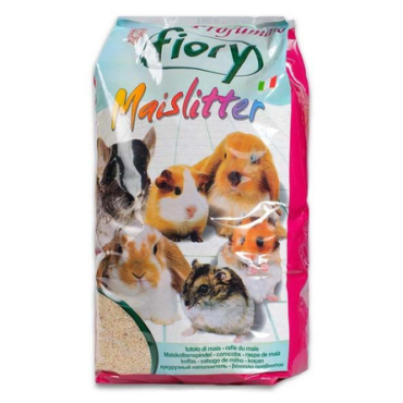 Fiory Кукурузный наполнитель для грызунов (с ароматом диких ягод), 5 л