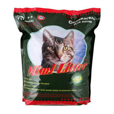 Mimi Litter Впитывающий силикагелевый наполнитель для котов, 3,6 кг