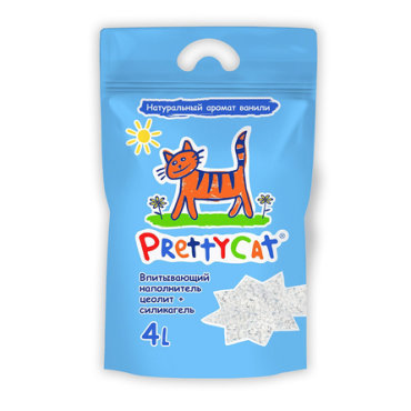 PrettyCat Наполнитель впитывающий для кошачьих туалетов Aroma Fruit, 2 кг