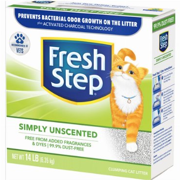 FRESH STEP Наполнитель для кошек комкующийся, 6,35 кг