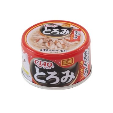 INABA ТОРОМИ Консервированный корм для кошек, филе курицы, тунец, сурими , 80 г