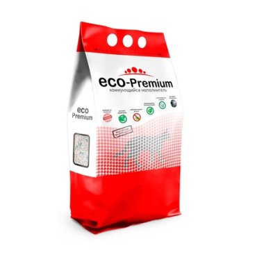 ECO Premium GREEN Древесный комкующийся наполнитель, 20 кг