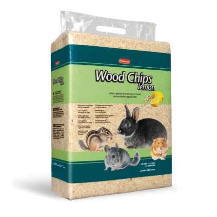 Padovan Wood Chips Древесная стружка для грызунов (с ароматом лимона), 4 кг