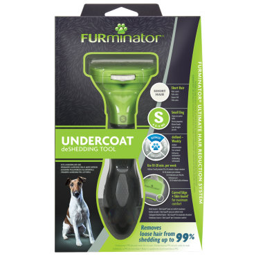 FURminator фурминатор S для собак малых пород с короткой шерстью (201 г)