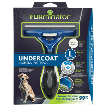 FURminator фурминатор L: для крупных собак с короткой шерстью (270 г)