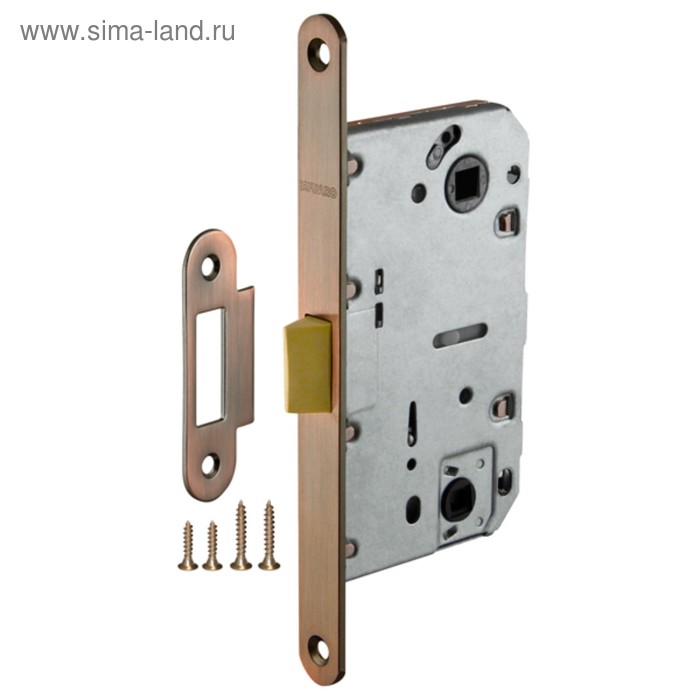 Защелка врезная Fuaro PLASTIC P96WC-50 AC, цвет медь