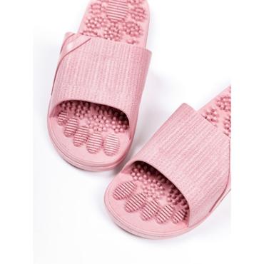 Тапочки с массажным эффектом AMARO HOME Relax Step Открытый нос (Розовый) 36-37