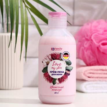 Крем пена для ванн Love my skin