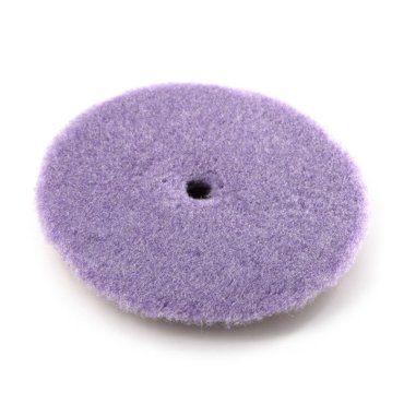 Полировальный круг Shine Systems Lila Wool Pad, лиловый мех, 155 мм