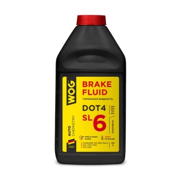 Жидкость тормозная WOG DOT-6, 455 г