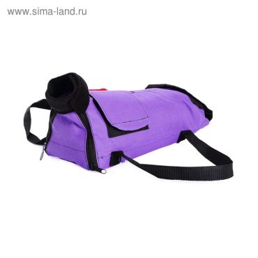 Сумка фиксатор для кошки OSSO, S (37х13х14 см, высота до воротника 10 см), микс цветов