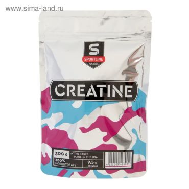 Креатина моногидрат SportLine Creatine Monohydrate Bag, спортивное питание, 300 г