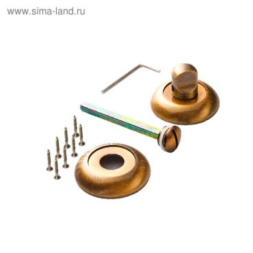 Сантехническая завертка RENZ BK 08 BIG PCF к ручкам, цвет кофе