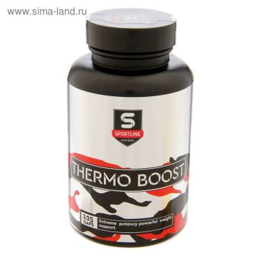 Жиросжигатель SportLine Nutrition Thermo Boost, спортивное питание, 125 капсул