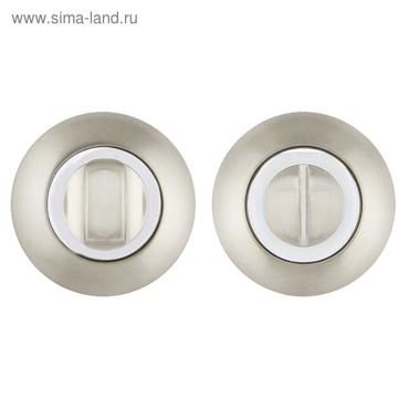 Ручка поворотная Fuaro BK6 RM SN/CP-3, цвет матовый хром/хром