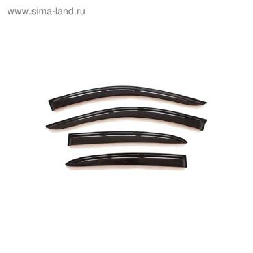 Ветровики SKYWAY, Toyota Platz, Echo 1999-2005 компл. 4 шт , VT024