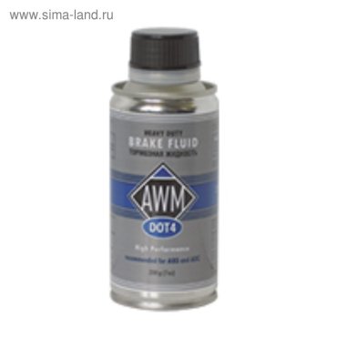 Тормозная жидкость AWM DOT 4, 200 г