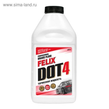 Тормозная жидкость Felix ДОТ4, 455 г