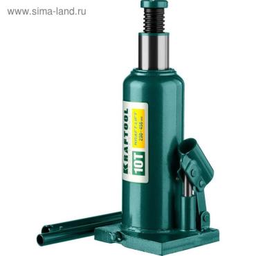 Домкрат бутылочный Kraftool KRAFT-LIFT 43462-10_z01, гидравлический, подъем 230-460 мм, 10 т