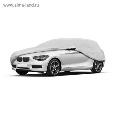 Чехол-тент автомобильный, Hatchback 445х175х140 см (L), серебряный
