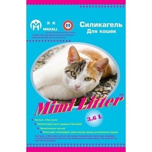 Наполнитель Mimi Litter Силикагель впитывающий для кошек 7.2 л (3.6 кг) (М-7220133)