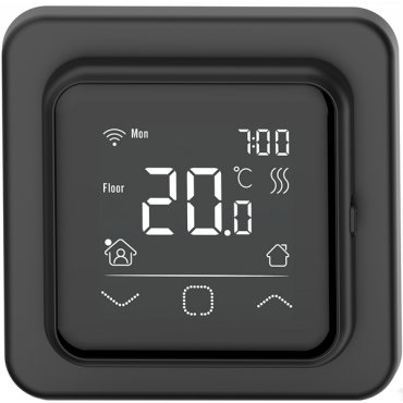 Электронный терморегулятор IQWatt Smart Heat Wi-Fi Black (IQWatt)