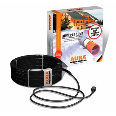 Кабель для обогрева желобов и водостоков AURA FS 30-6 (6м-180 Вт) (AURA Technology)