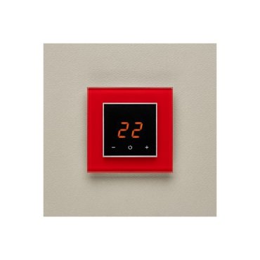 Терморегулятор AURA ORTO 1586 RED LUMINOUS (СВЕТЯЩИЙСЯ КРАСНЫЙ) AURA Technology