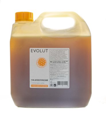 Evolut Гель для рук антисептический с наночастицами серебра, 3000 мл (Evolut, )