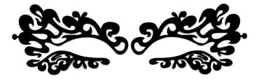 Наклейки на глаза Frou Frou Eye Lace Doddles Black