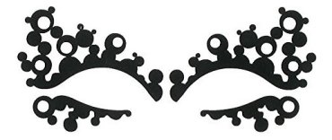 Наклейки на глаза Darling Dotters Eye Lace Doddles Black