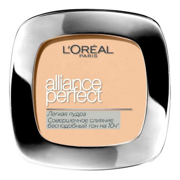 Пудра компактная для лица LOREAL ALLIANCE PERFECT Совершенное слияние тон D5 золотой песок