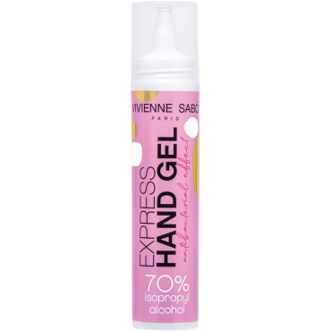Гель-санайзер для рук VIVIENNE SABO EXPRESS HAND GEL очищающий с антибактериальным эффектом 30 мл