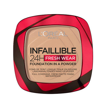 Пудра компактная для лица LOREAL INFAILLIBLE 24H FRESH WEAR тон 120 vanilla