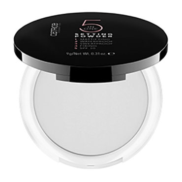 Пудра компактная для лица CATRICE 5 IN 1 SETTING POWDER 5 в 1 фиксирующая водостойкая тон 010