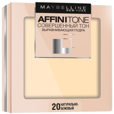 Пудра компактная для лица MAYBELLINE AFFINITONE тон 20 натурально-бежевый