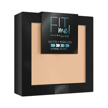 Пудра компактная для лица MAYBELLINE FIT ME тон 110 светло-кремовый