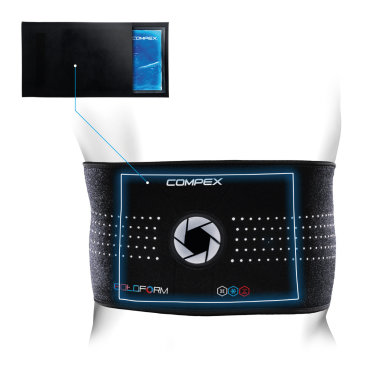 Бандаж спины Compex Coldform Back с гелевым вкладышем,размер L/XL, 3-0028-LXL-FG