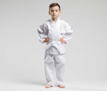 Кимоно для карате подростковое с поясом Adidas adiStart белое