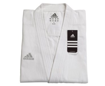 Кимоно для карате подростковое Adidas Elite European Cut WKF белое