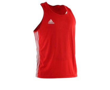 Майка боксерская Adidas Boxing Top Punch Line красная adiBTT02