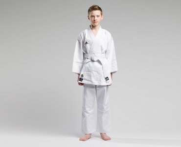 Кимоно для карате подростковое Adidas Club Climacool WKF белое