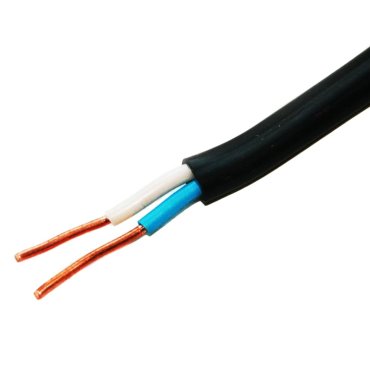 Провод ВВГп нг LS, 2х1.5 мм², 100 м, силовой, негорючий, ГОСТ, Рыбинский КЗ/ TDM, SQ0117-0073