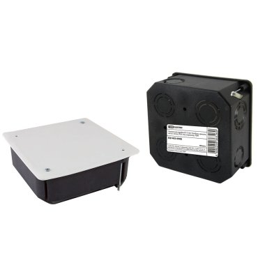 Коробка распаячная, скрытая, диаметр 115х45 мм, TDM Electric, с крышкой, металлические лапки, IP20, SQ1403-0908